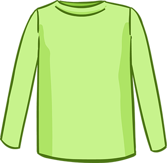 green long sleeved tshirt
