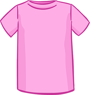 pink short sleeved tshirt
