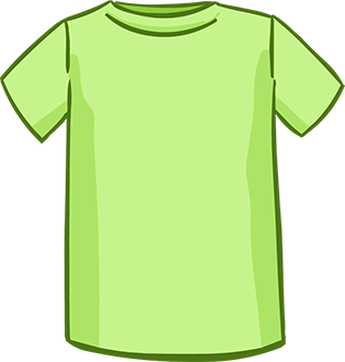 green short sleeved tshirt