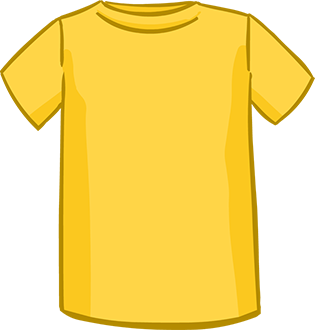 yellow short sleeved tshirt